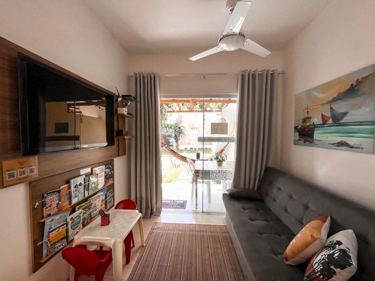 Ferienwohnung Promocao No Pedacinho Do Paraiso - Cond Praia Dos Corais - 200M Praias C Vermelha E Muta, Prox Cabana Dos Corais - Apto Terreo, 2 Quartos Com Ar-Condicionado, Area Gourmet Com Churrasqueira, Cozinha Completa, Wi-Fi 200 Mbps Porto Seguro Exterior foto